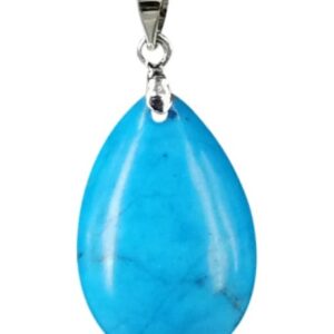 The drop of Howliet blauw - hanger (gekleurd)