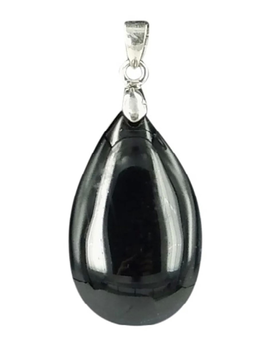 The drop of Obsidiaan zwart - hanger - Afbeelding 2