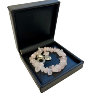 Roze kwarts Ruby Mania, armband nr 22, nugget