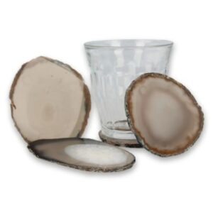 Agaat onderzetters natuur klein