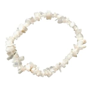 Maansteen wit splitarmband