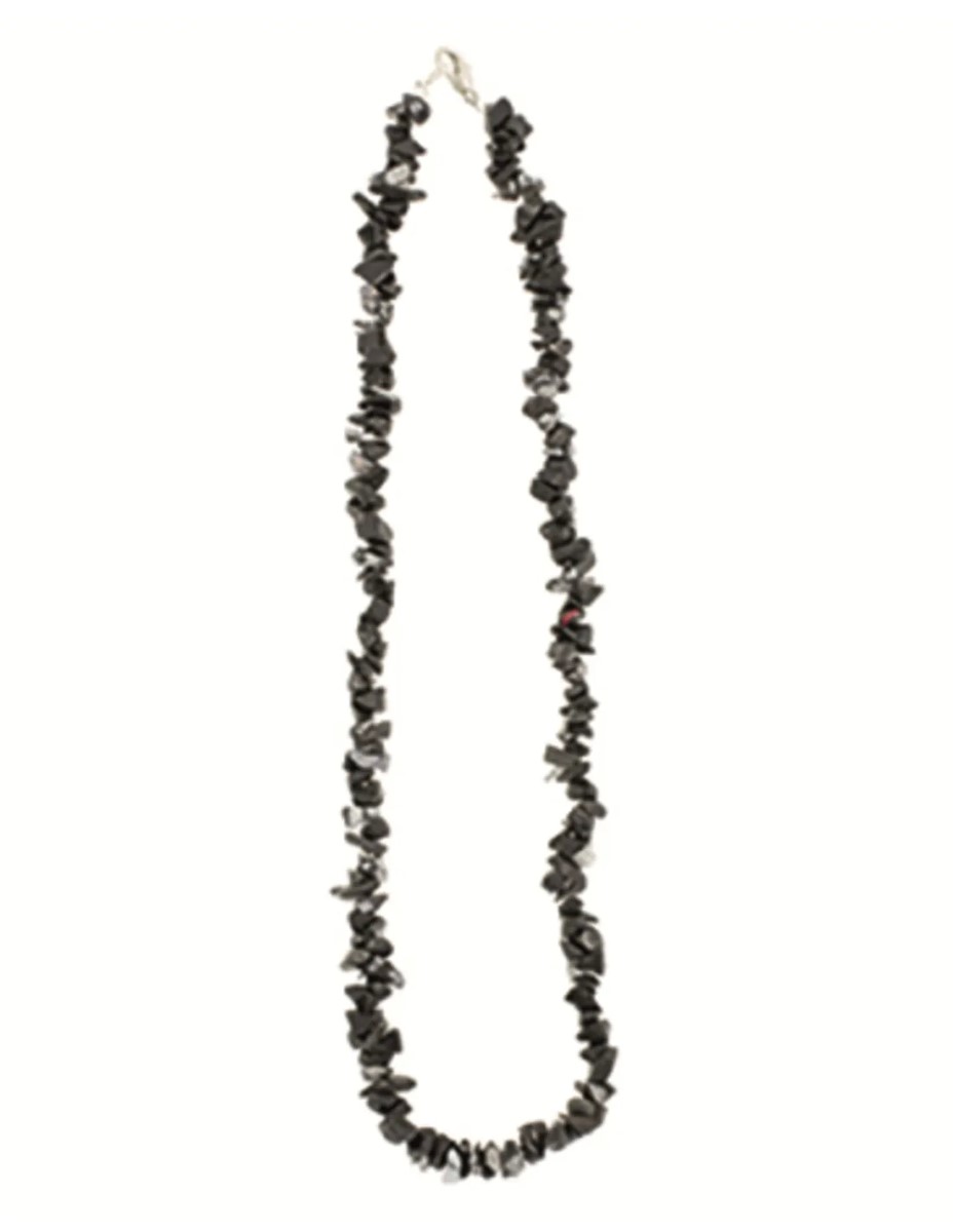 Obsidiaan sneeuwvlok splitketting - Afbeelding 2