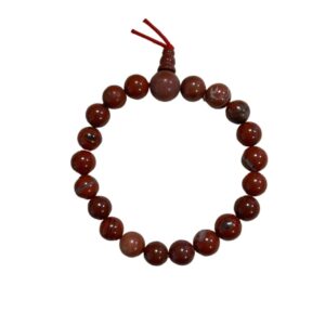 Jaspis rood powerbead armband