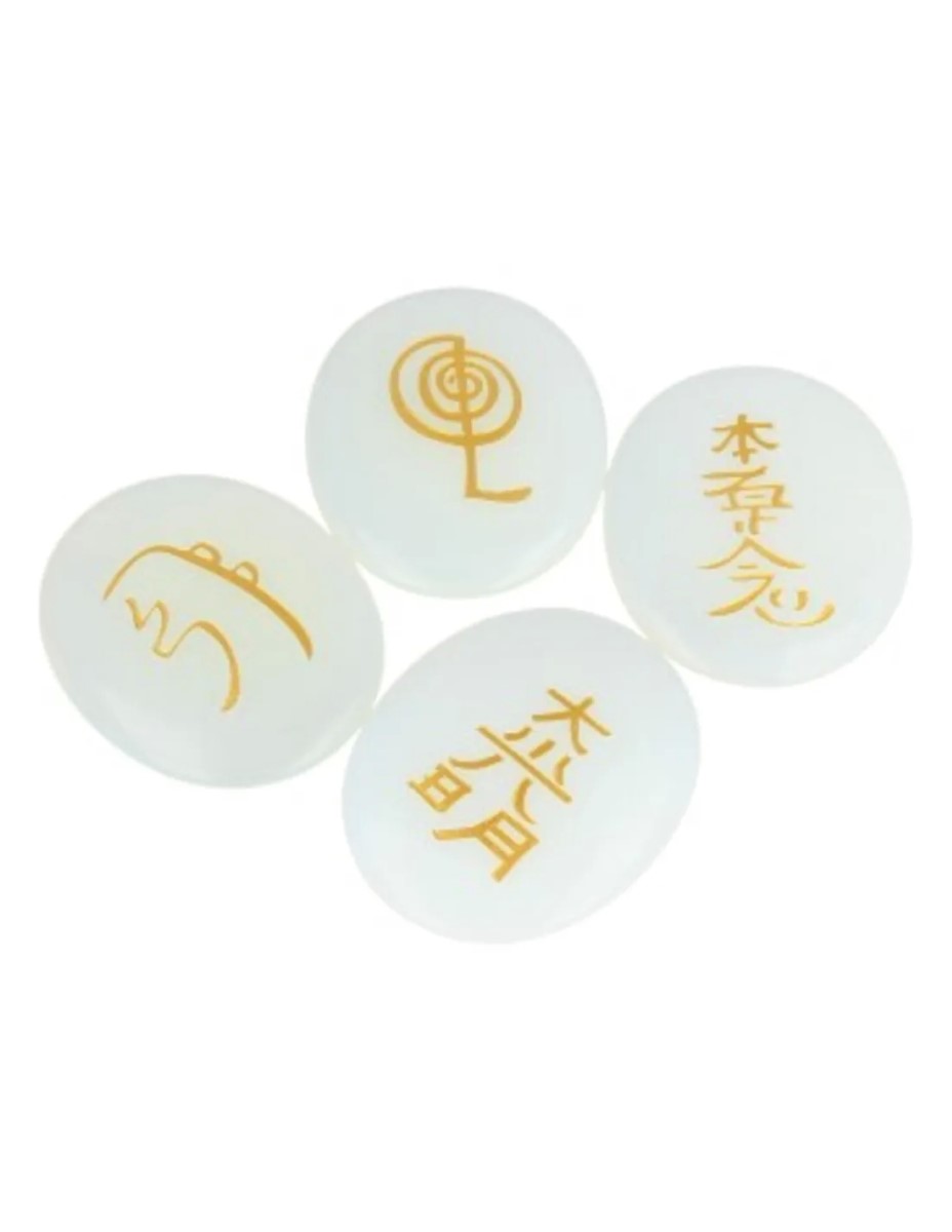 Opaliet Hon-Sha-Ze-Shon-Nen reiki steen (synth) - Afbeelding 2