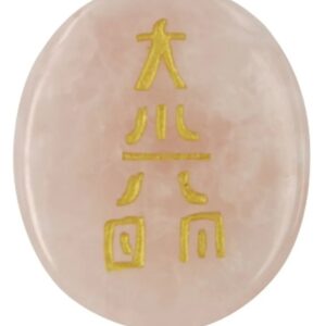 Roze kwarts Dai-Koo-Myo reiki steen