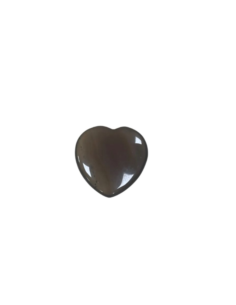 Agaat grijs edelsteen hart 25 mm - Afbeelding 4
