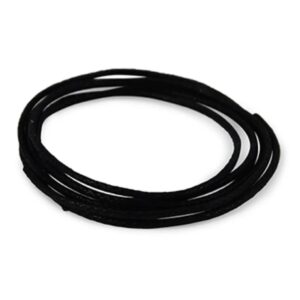 Waskoord 2 mm zwart, per meter