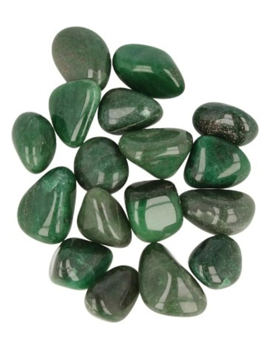 Aventurijn groen 100 gr. trommelstenen (mt3) - Afbeelding 2