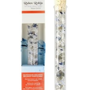 Succes & Verwondering small Aqua Gems edelsteenwand