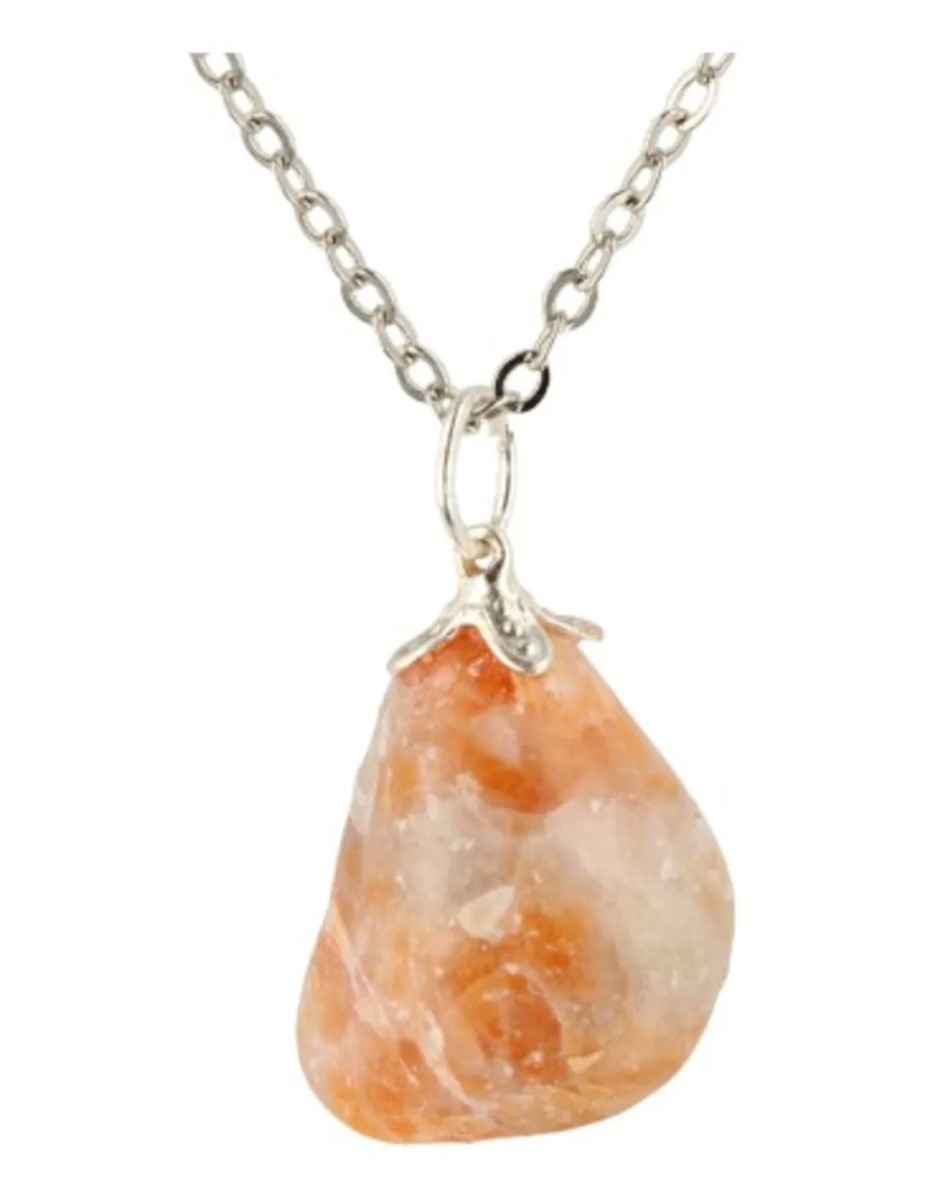 Calciet orchidee edelsteen hanger - Afbeelding 6