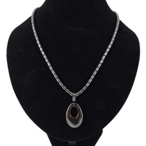 Hematiet ketting donut