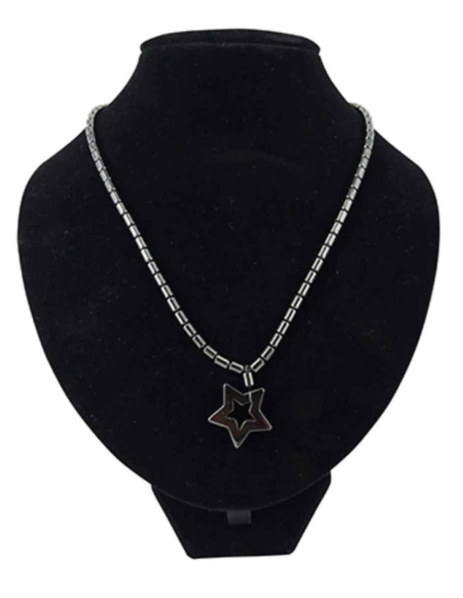 Hematiet ketting ster