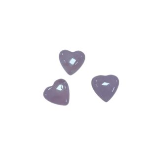 Roze kwarts edelsteen hart 10 mm