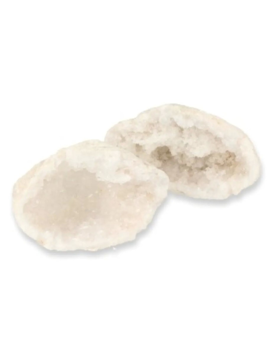 Bergkristal geode klein paartje - Afbeelding 2
