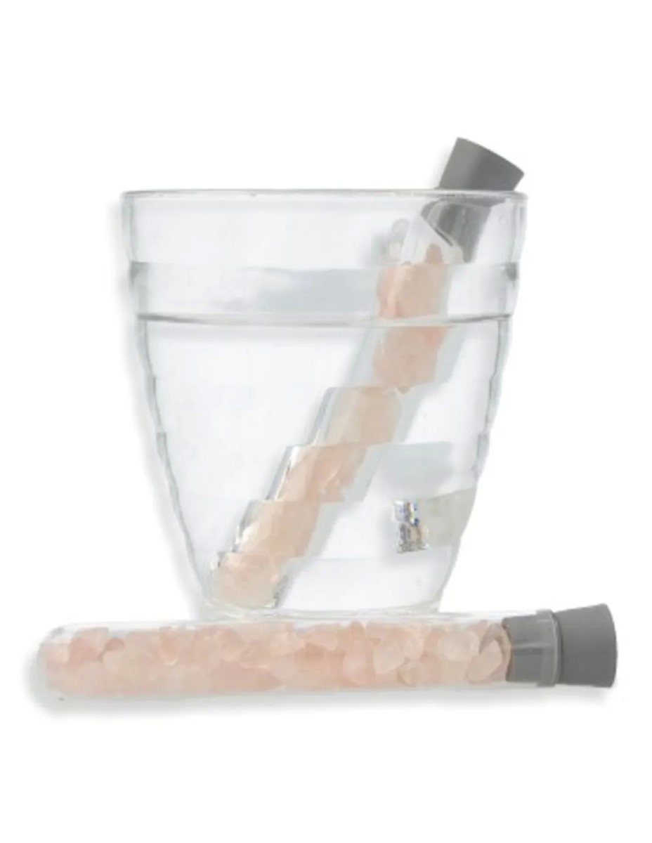 Roze kwarts glas Aqua Gems waterwand - Afbeelding 2