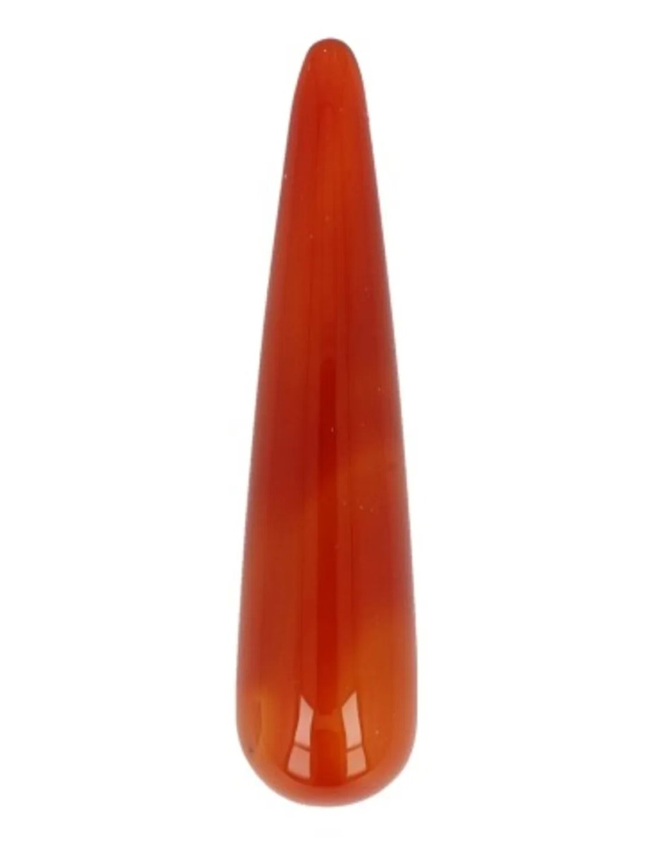 Carneool massage griffel 7,5 cm - Afbeelding 2
