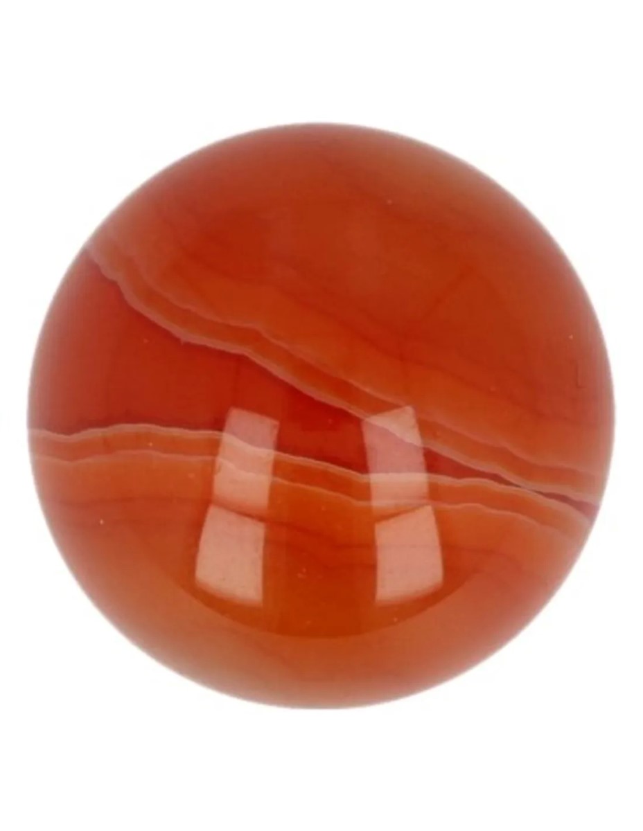 Carneool edelsteen bol 20 mm