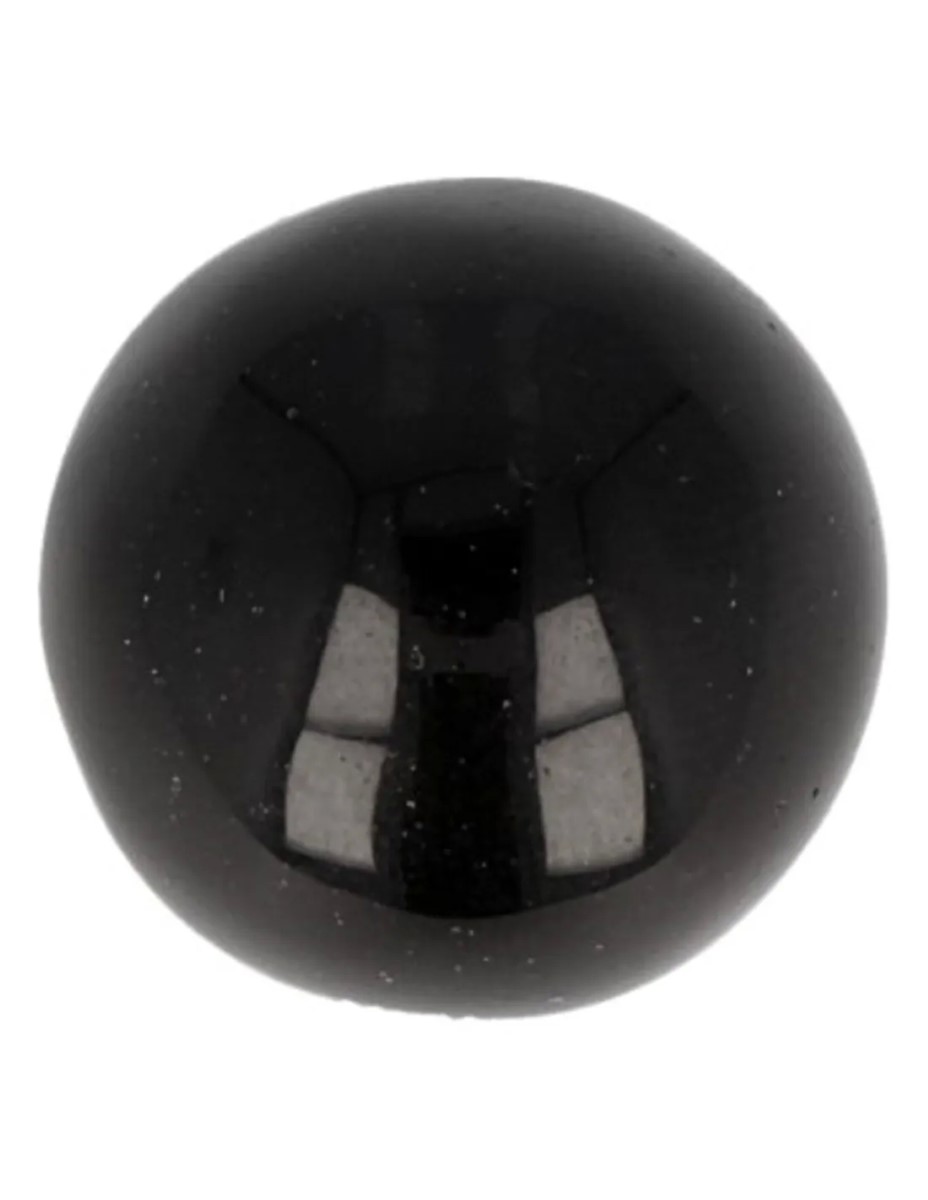 Obsidiaan zwart edelsteen bol 20 mm - Afbeelding 2