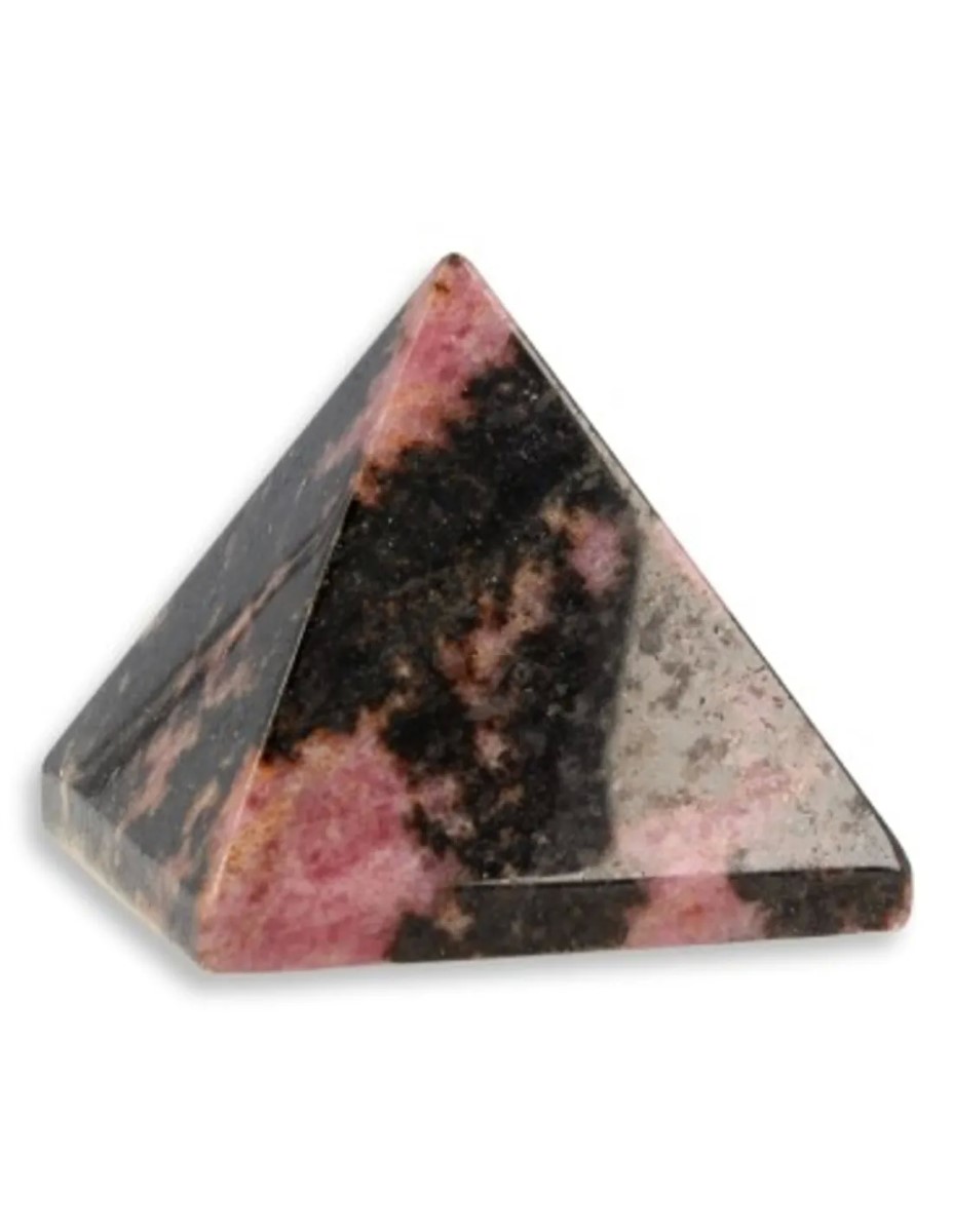 Rhodoniet edelsteen piramide 25 mm - Afbeelding 3