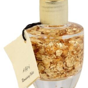 Flesje bladgoud rond