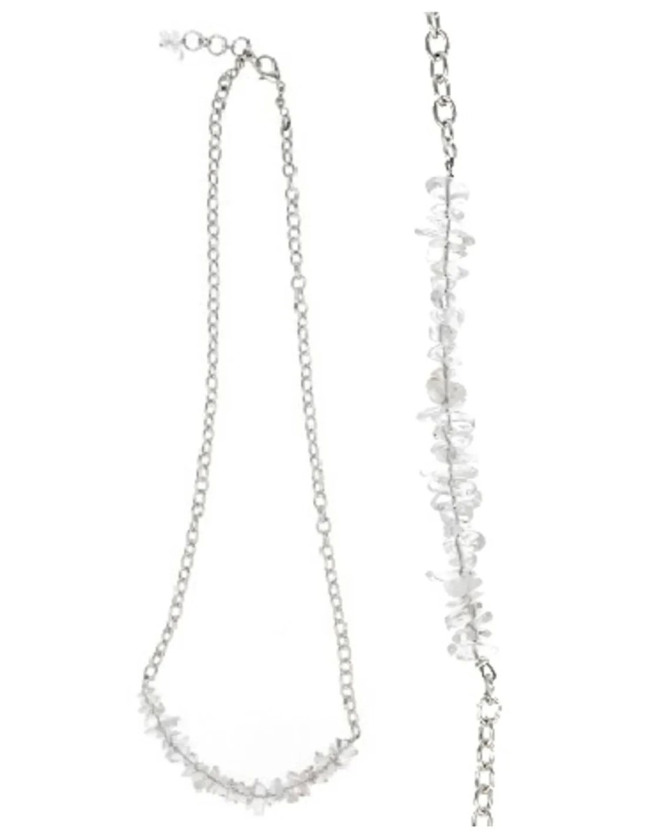 Bergkristal bar ketting