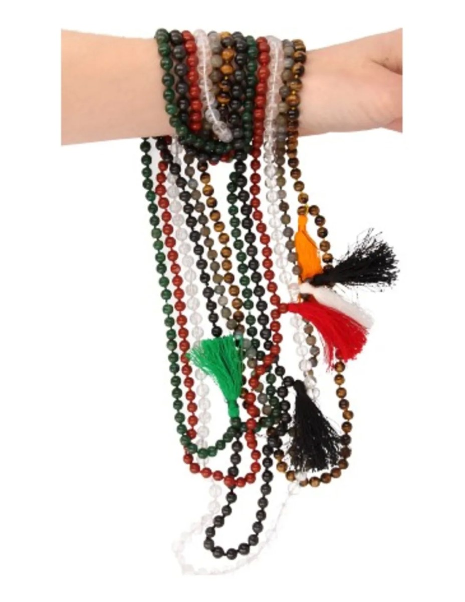 Bergkristal mala ketting - Afbeelding 2