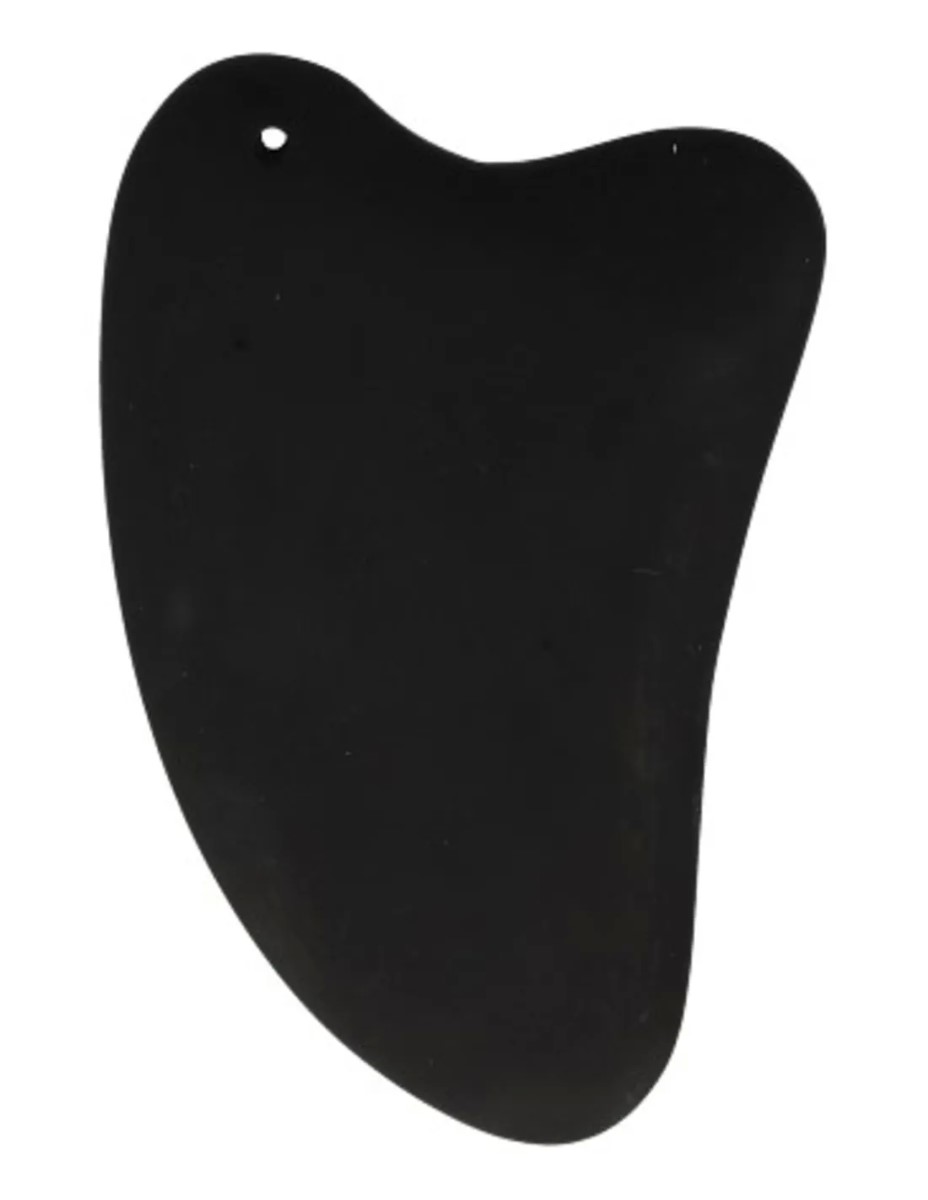 Basalt guasha massage schraper hart - Afbeelding 2