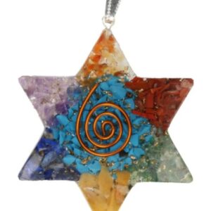 Orgonite Chakra ster hanger