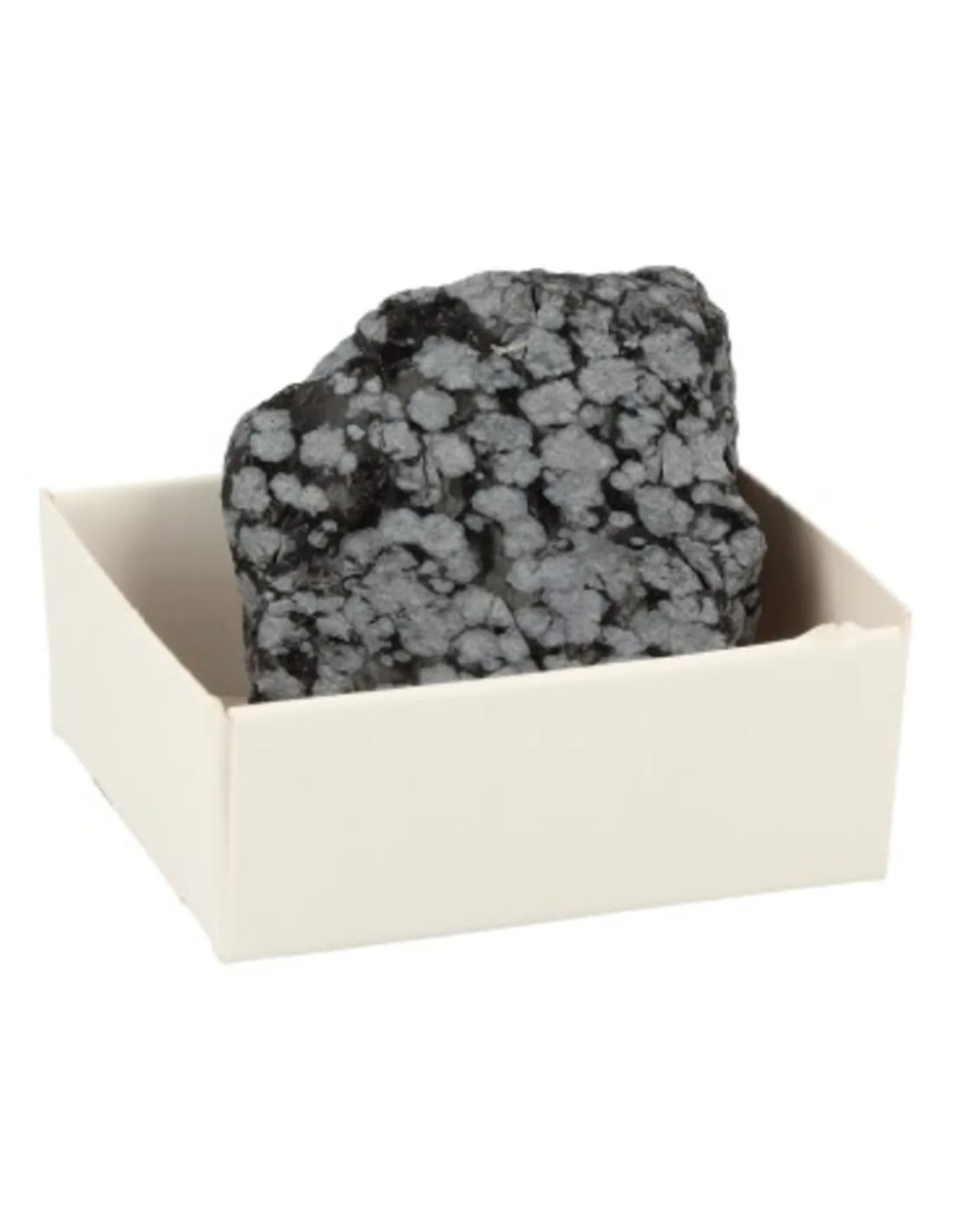 Doosje Obsidiaan sneeuwvlok