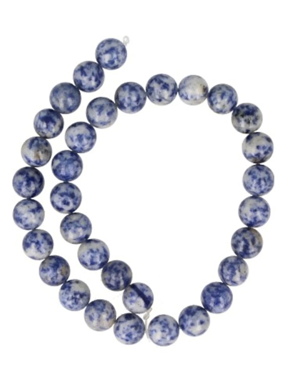Sodaliet kralen streng 12 mm