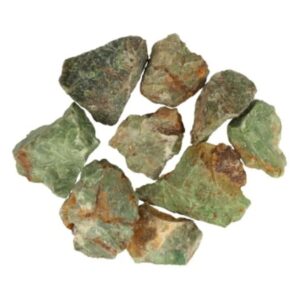 Chrysopraas, ruwe brokjes, p/kg