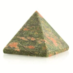 Unakiet piramide 30 mm edelsteen