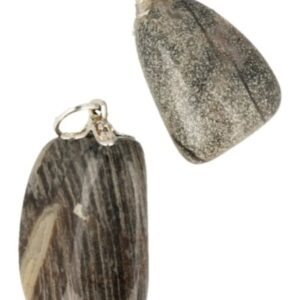 Jaspis zilverblad edelsteen hanger
