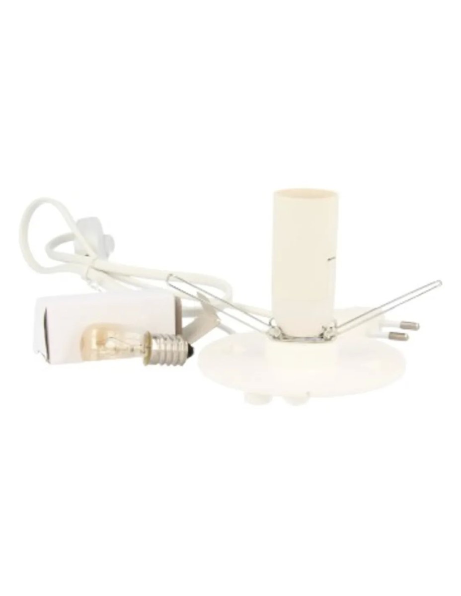 Seleniet lamp kabel wit