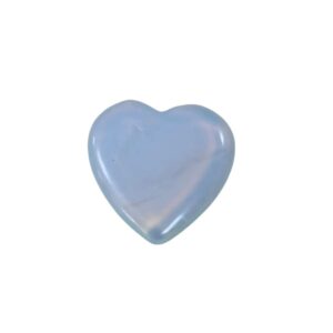 Opaliet hart 30 mm (synth) edelsteen