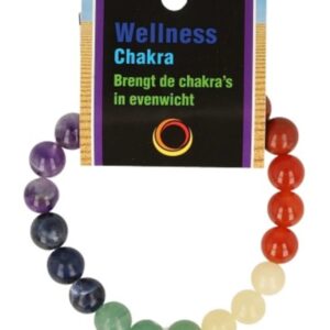Chakra powerbead mannen + kaart 21 cm