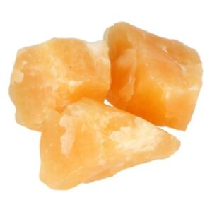 Calciet geel 250 gr. ruwe brokjes