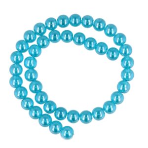 Kralen streng Aqua Aura 10 mm (gecoat)