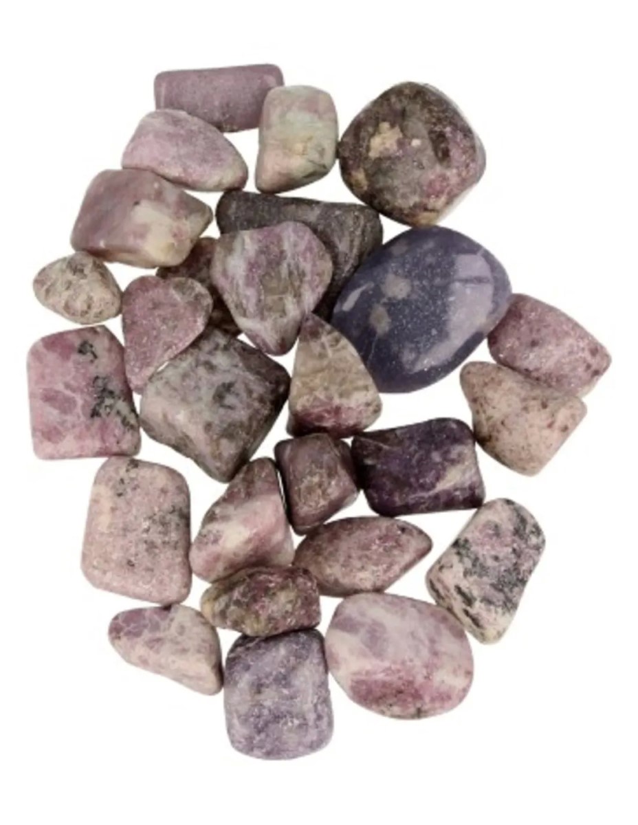 Lepidoliet 1 kg. trommelstenen (mt3)