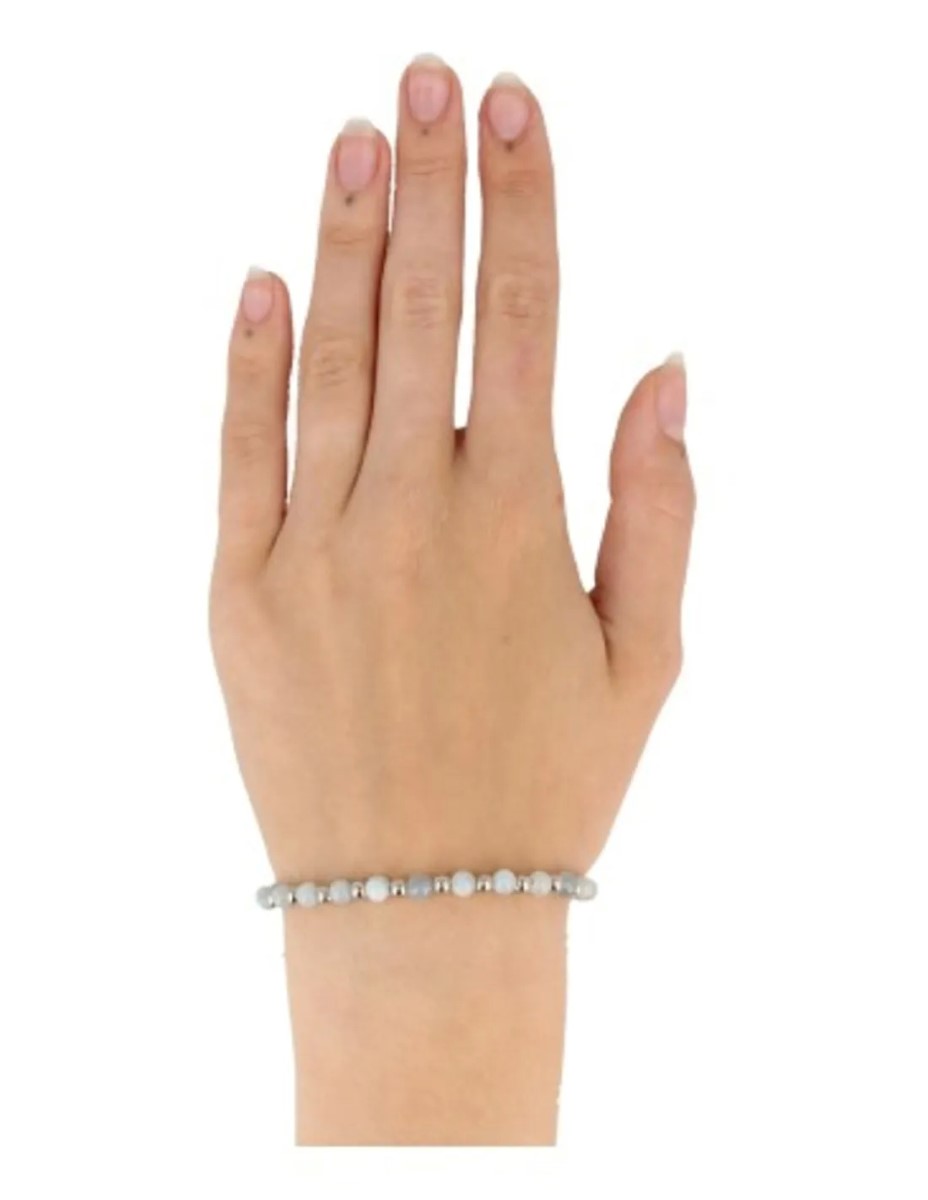 Aquamarijn Ibiza love armband