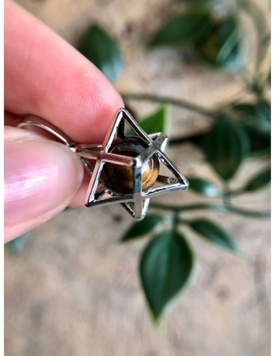 Tijgeroog Merkabah kooihanger - Afbeelding 2