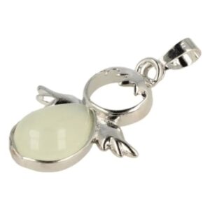 Beschermengel hanger los Jade Serpentijn - Mei