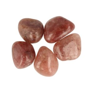 Aventurijn rood A 250 gr. trommelstenen (mt3)