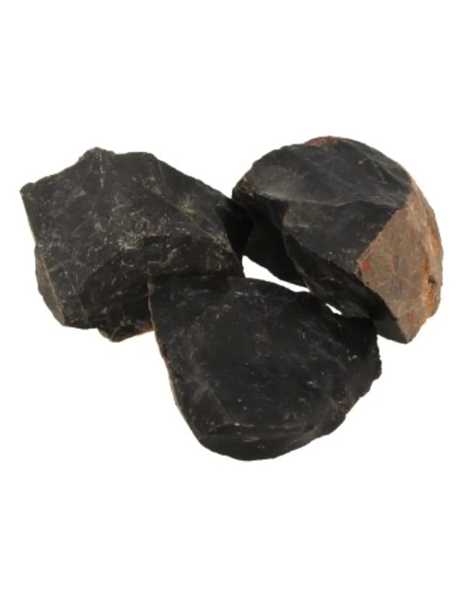 Onyx zwart ruwe brokjes, p/kg