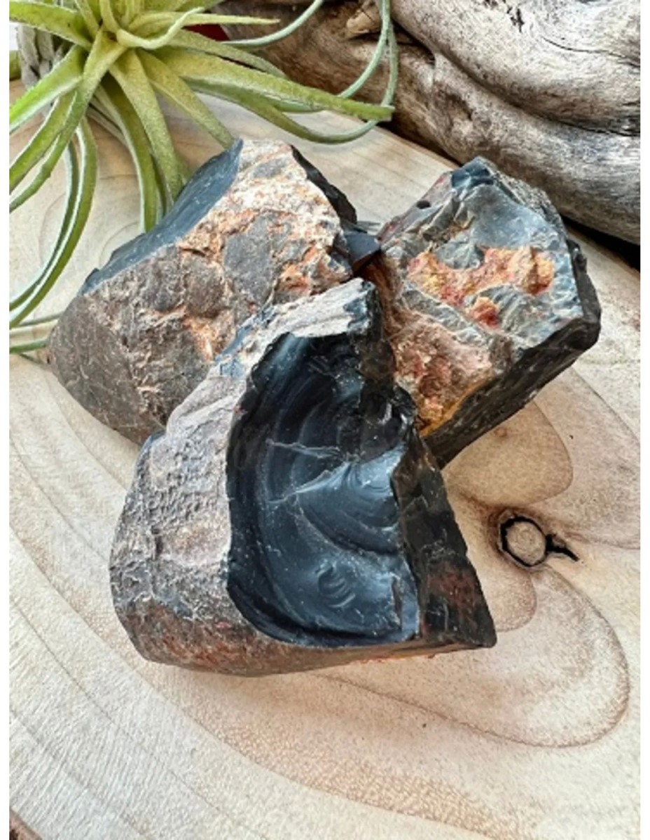 Onyx zwart ruwe brokjes, p/kg - Afbeelding 2