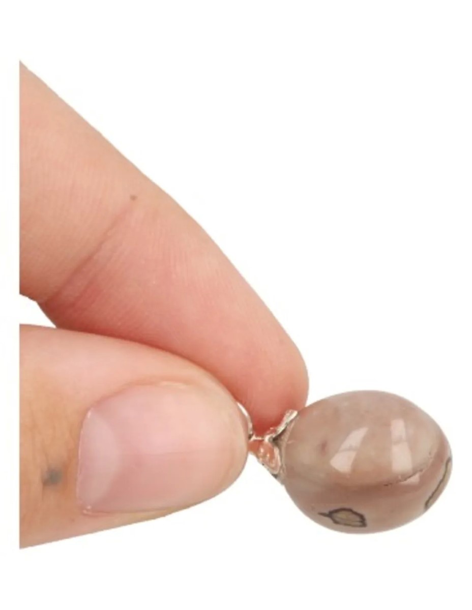 Edelsteenhanger Jaspis choco - Afbeelding 3
