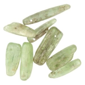 Kralen Kyaniet groen staafjes - 8 st.