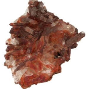 Bergkristal rood ruw 150-200 gram