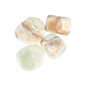 Aragoniet blauw 500 gr. trommelstenen (mt3)