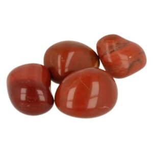 Jaspis rood A 100 gr. (mt3) trommelstenen